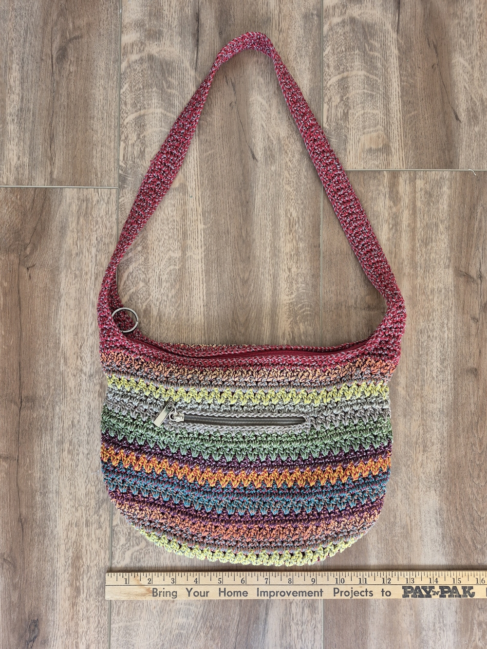 The Sak Multicolor Crochet Shoulder Bag - Casual Women’s Boho Purse - Picture 6 of 8